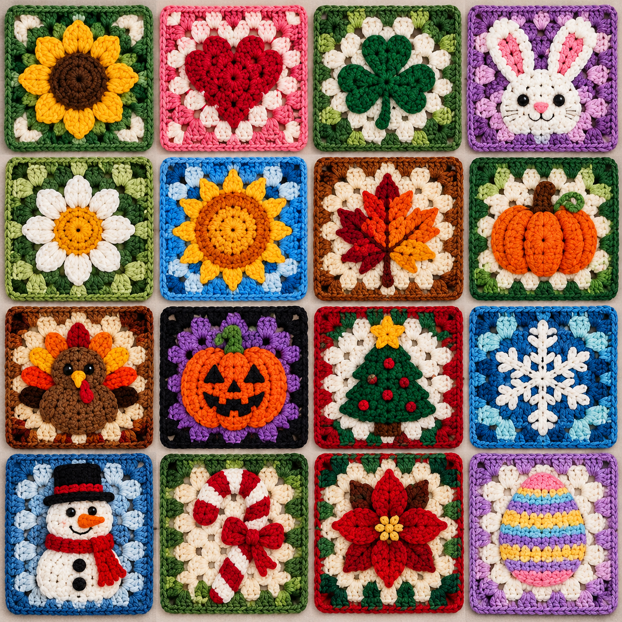 Crochet Granny Squares crochet patterns